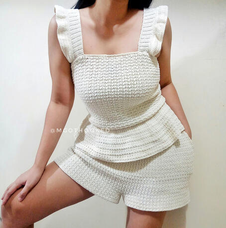 Matilda top and shorts with side pockets